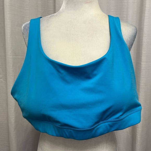 Athleta Exhale Sports Bra in Blue | Size 3X D-DD - Picture 1 of 5